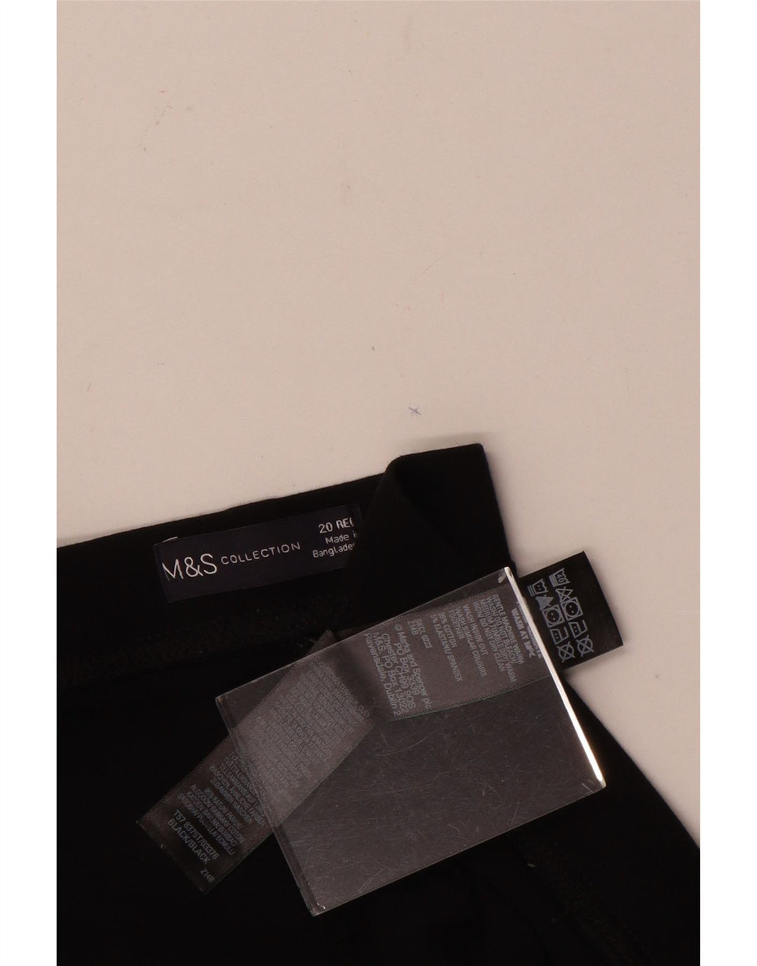 Legginsy damskie Marks & Spencer UK 20 2XL, czarne, bawełniane
