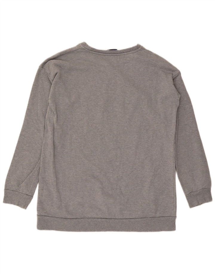Męska bluza z grafiką Trussardi Jeans, duża, szara, bawełniana