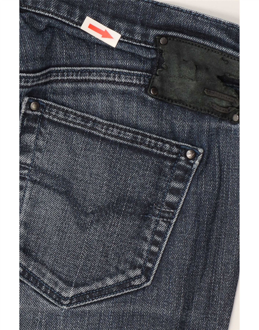 Damskie jeansy Diesel Slim W29 L33 Niebieskie bawełniane