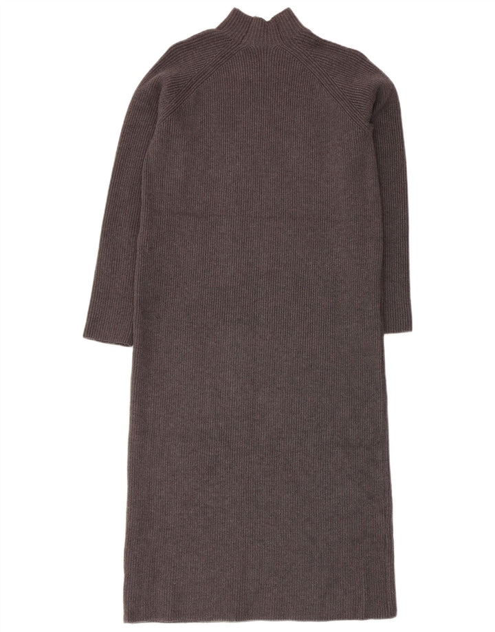 Damska sukienka sweterkowa Zara UK 10 Small Grey