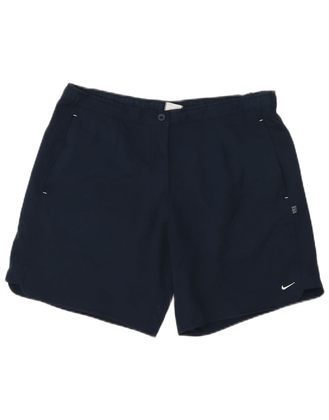 Damskie spodenki na co dzień Nike, małe, W27, granatowe, poliestrowe