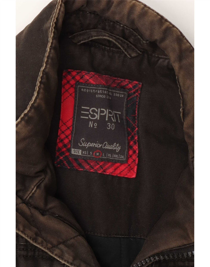 Męska kurtka użytkowa Esprit UK 38 Średni brąz