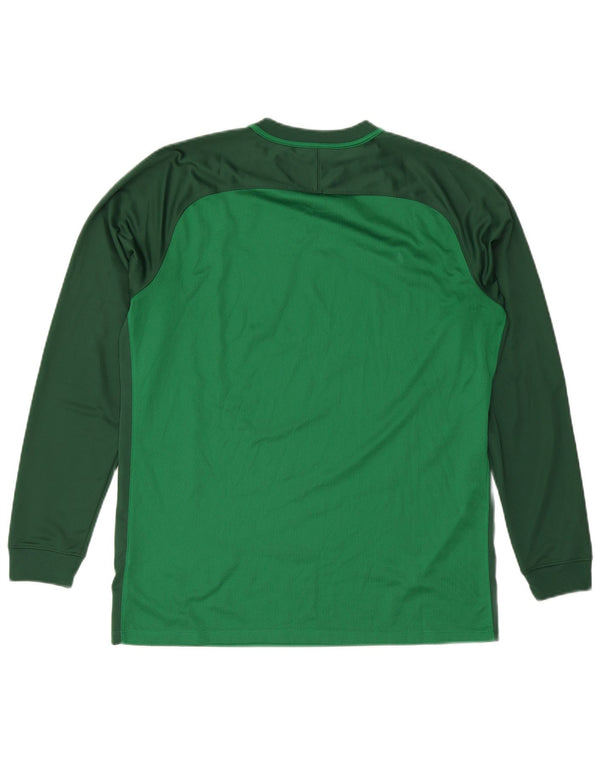 Męska koszulka Nike Dri Fit z długim rękawem XL w kolorze zielonym