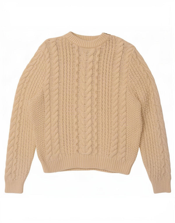 Sweter damski Polo Ralph Lauren z zamkiem błyskawicznym UK 16, duży w kolorze złamanej bieli
