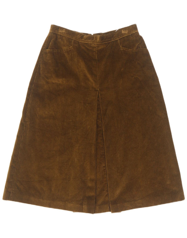 Bailo Damska sztruksowa spódnica z wysokim stanem IT 44 Medium W26 Bawełna khaki