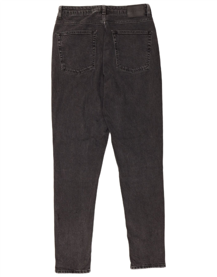 Damskie jeansy slim fit Topshop W32 L31 Czarne bawełniane