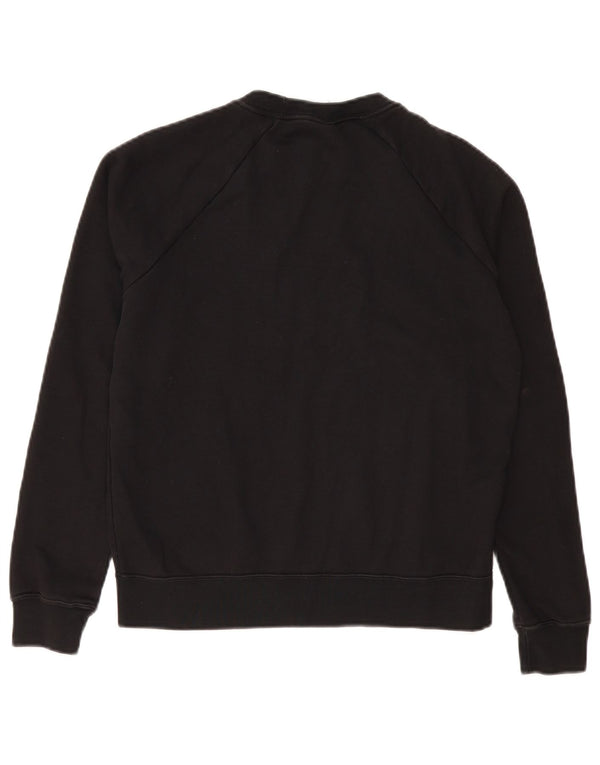 Damski sweter oversize Nike UK 10, mały, czarny, bawełniany