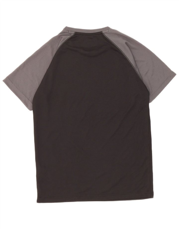 T-shirt męski Mountain Warehouse Top, średni czarny poliester w blokach kolorystycznych