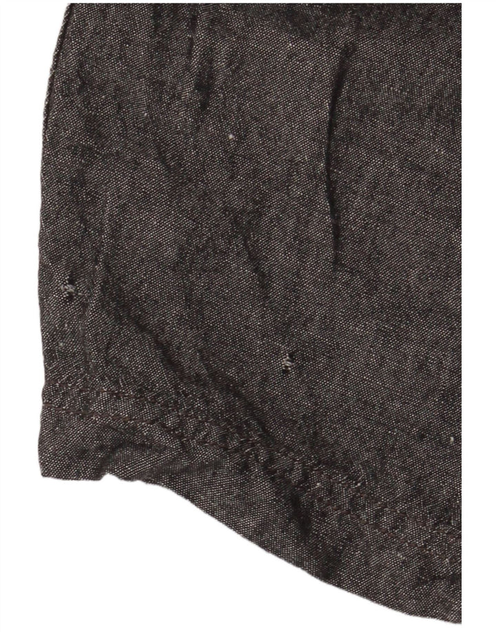 Męskie spodenki cargo Guess W30 średnioszare, lniane
