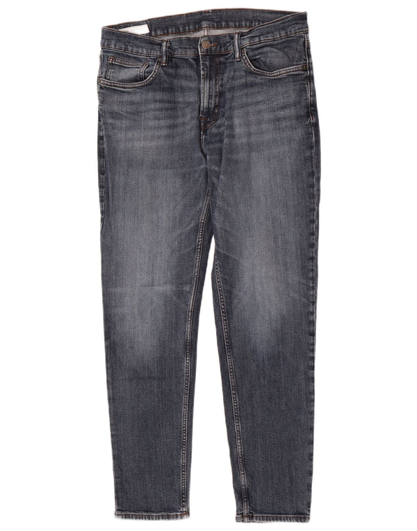 Męskie jeansy slim fit Zara EU 46 XL W36 L30 Niebieskie bawełniane