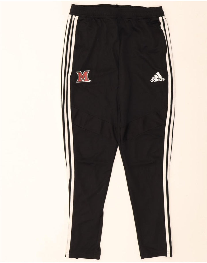 Męskie spodnie dresowe Adidas Aeroready UK 14, średni czarny poliester