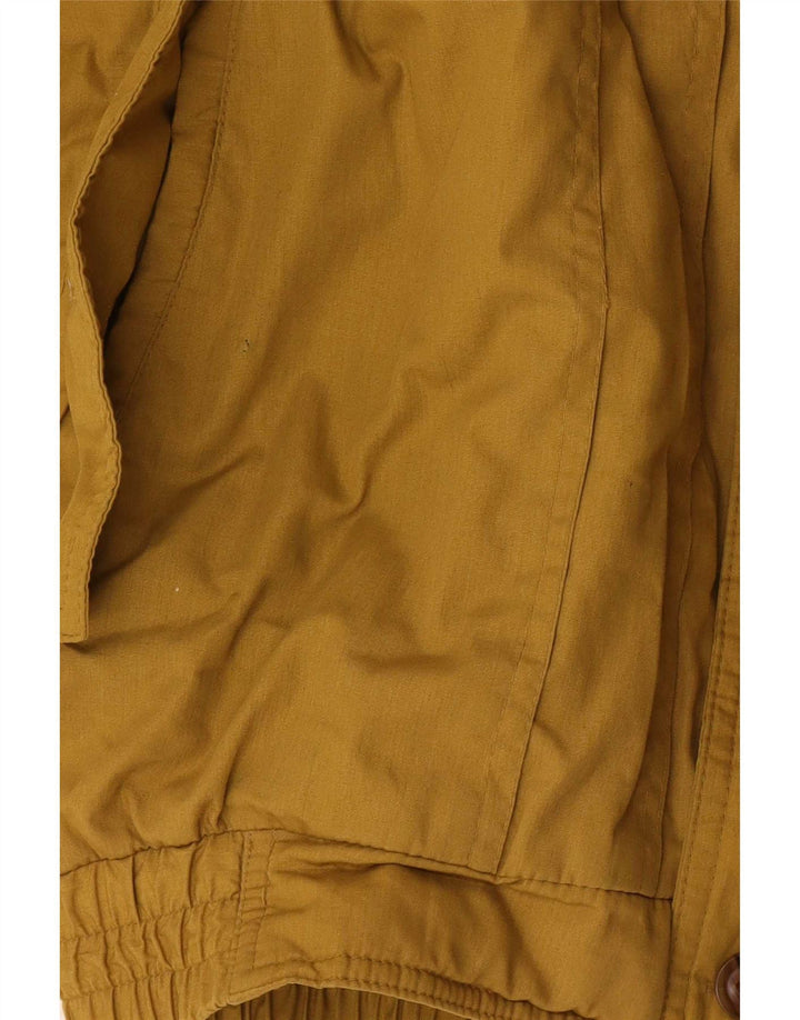 Vintage męska kurtka użytkowa IT 52 XL, żółty poliester