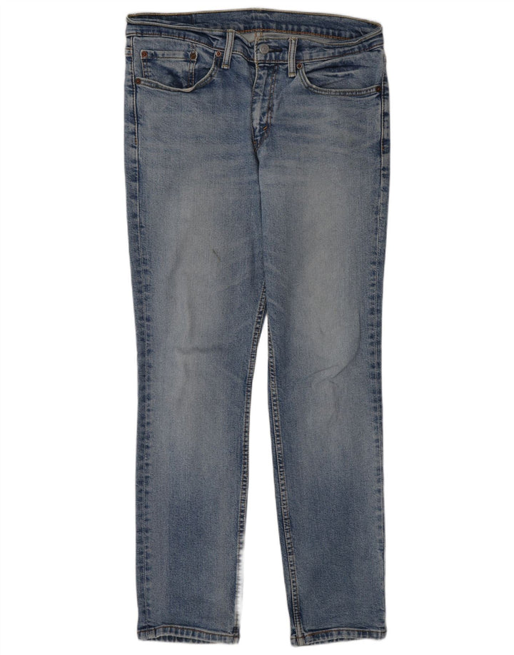 Męskie jeansy Levi's 511 Slim W34 L32 Niebieska bawełna