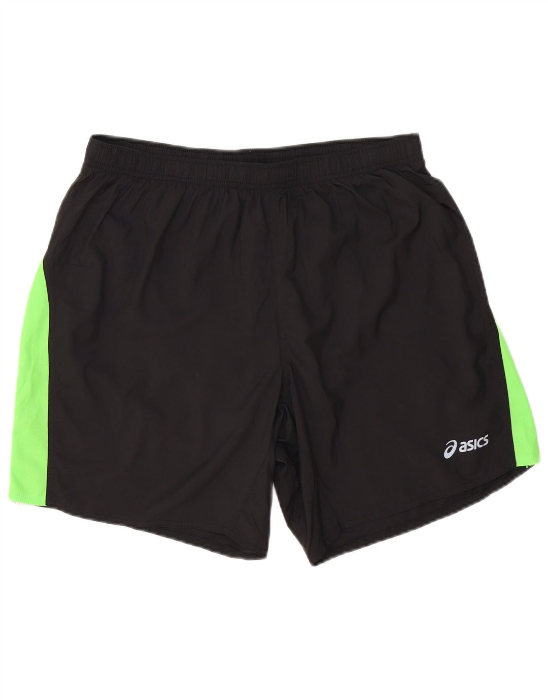 Męskie spodenki sportowe Asics XL, czarny poliester z blokami kolorów