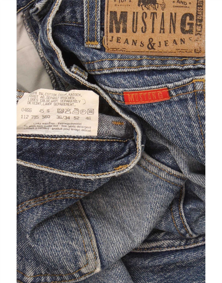 Męskie jeansy Mustang W36 L34 Niebieskie bawełniane