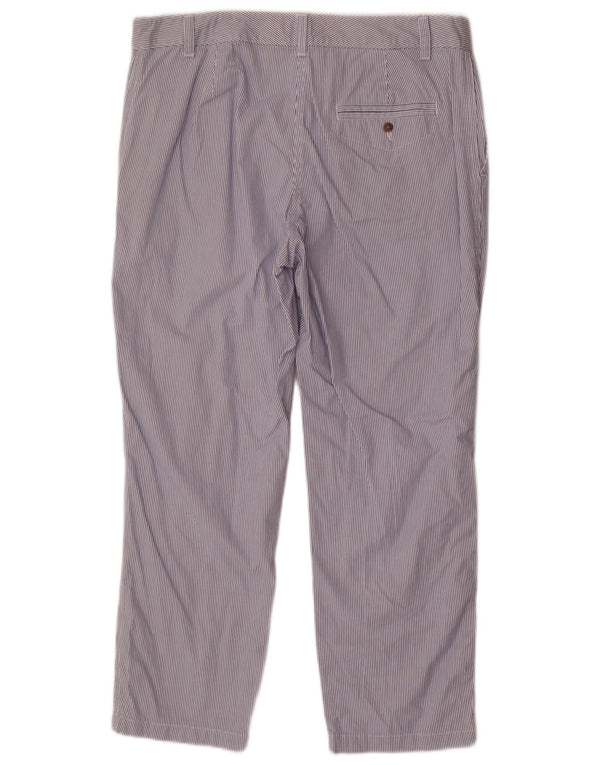 Spodnie Chino Marks & Spencer Damskie UK 14 Large W34 L26 Niebieskie prążki