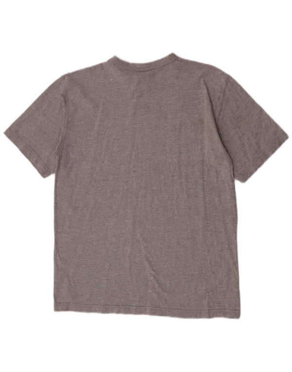Chłopięcy T-shirt z grafiką Nike, 13-14 lat, XL, szara bawełna