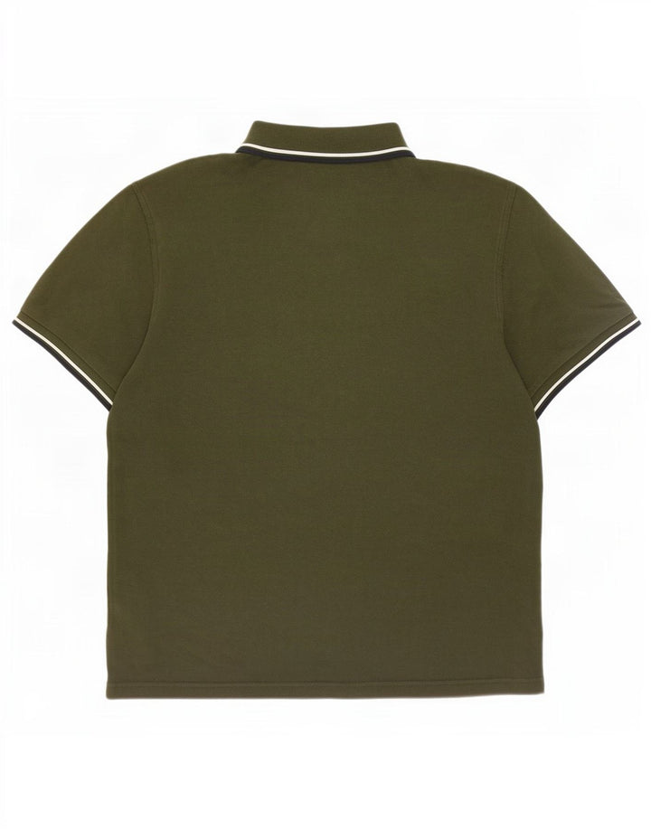 Męska koszulka polo Fred Perry, duża, bawełniana w paski khaki