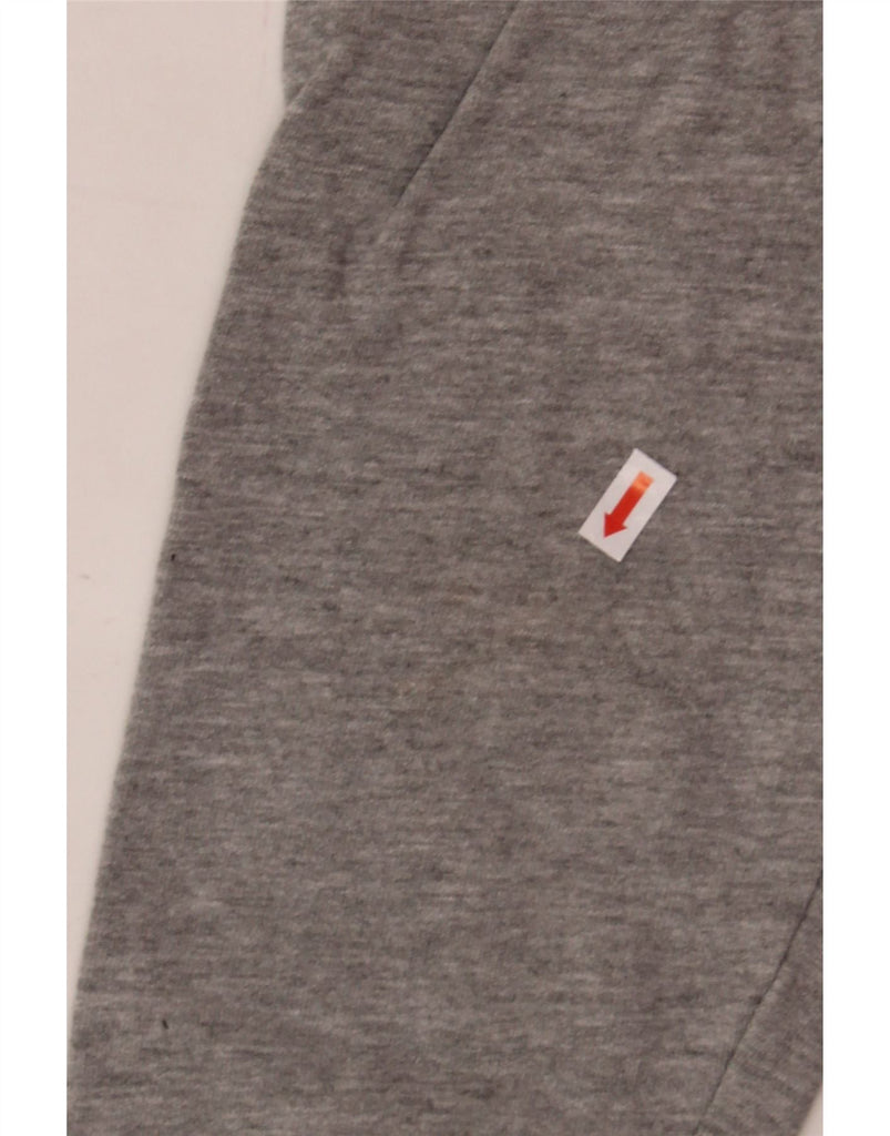 BEN SHERMAN Womens Oversized Graphic Hoodie Jumper UK 10 Small Grey Cotton Vintage Ben Sherman and Second-Hand Ben Sherman from Messina Hembry 