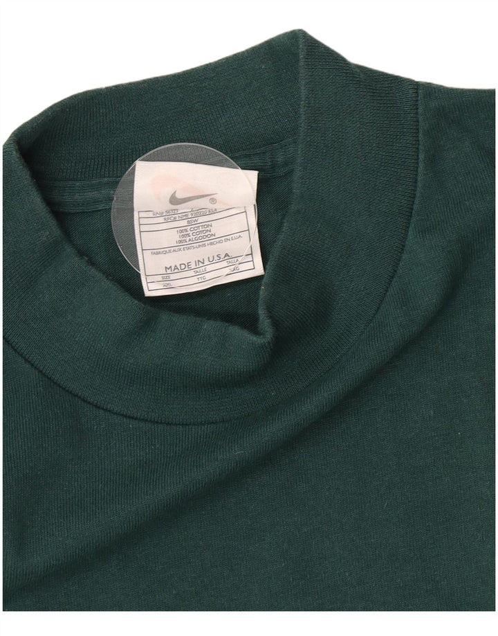 Męska koszulka Nike z długim rękawem 2XL, zielona bawełna