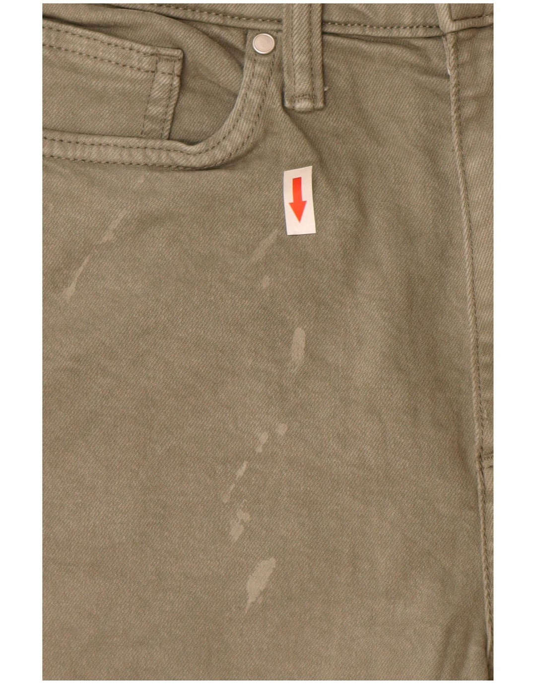 Marks & Spencer Męskie jeansy slim W32 L33, bawełna khaki