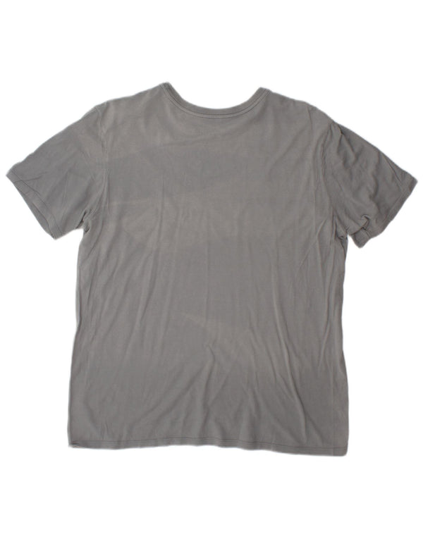 Damska koszulka Nike Athletic Cut Graphic Top UK 16, duża, szara