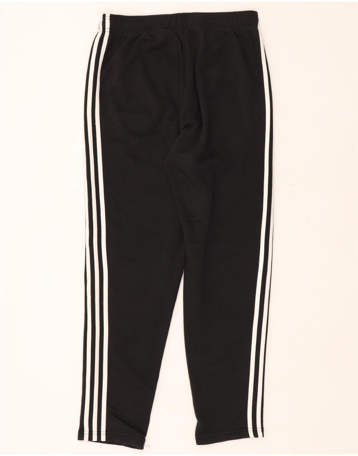 Męskie spodnie dresowe ADIDAS, średniej wielkości, czarne, bawełniane