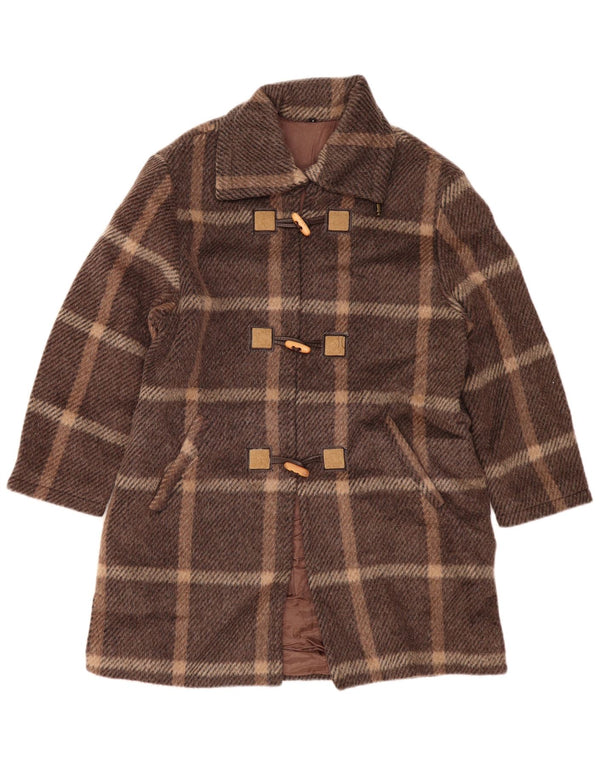 Damska budrysówka VINTAGE US 1 XS, wełniana brązowa kratka