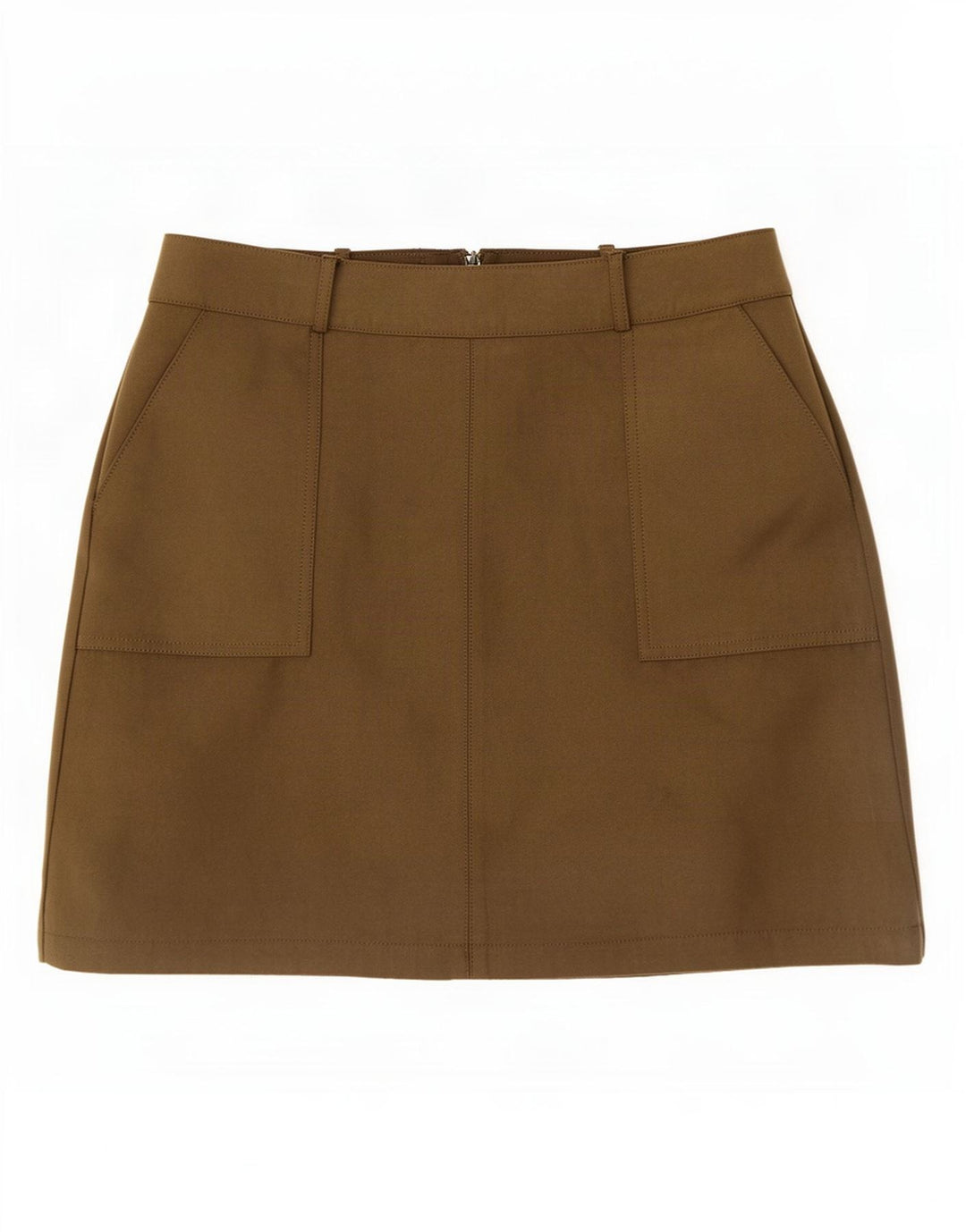 Damska spódniczka mini Oasis UK 12 Medium W30 Khaki Poliester