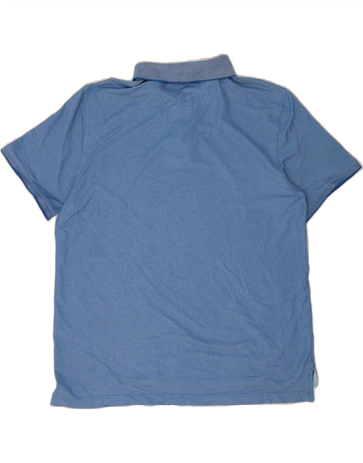 IZOD Mens Polo Shirt 2XL Blue Cotton Vintage Izod and Second-Hand Izod from Messina Hembry 