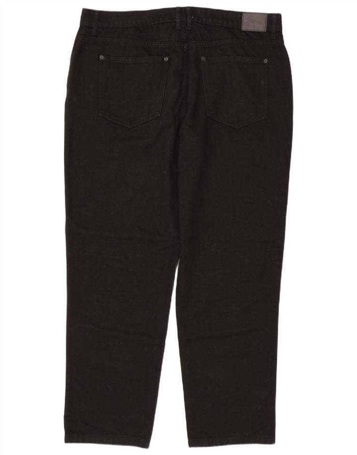 Męskie zwężane dżinsy Jack Wills W38 L32, czarna bawełna