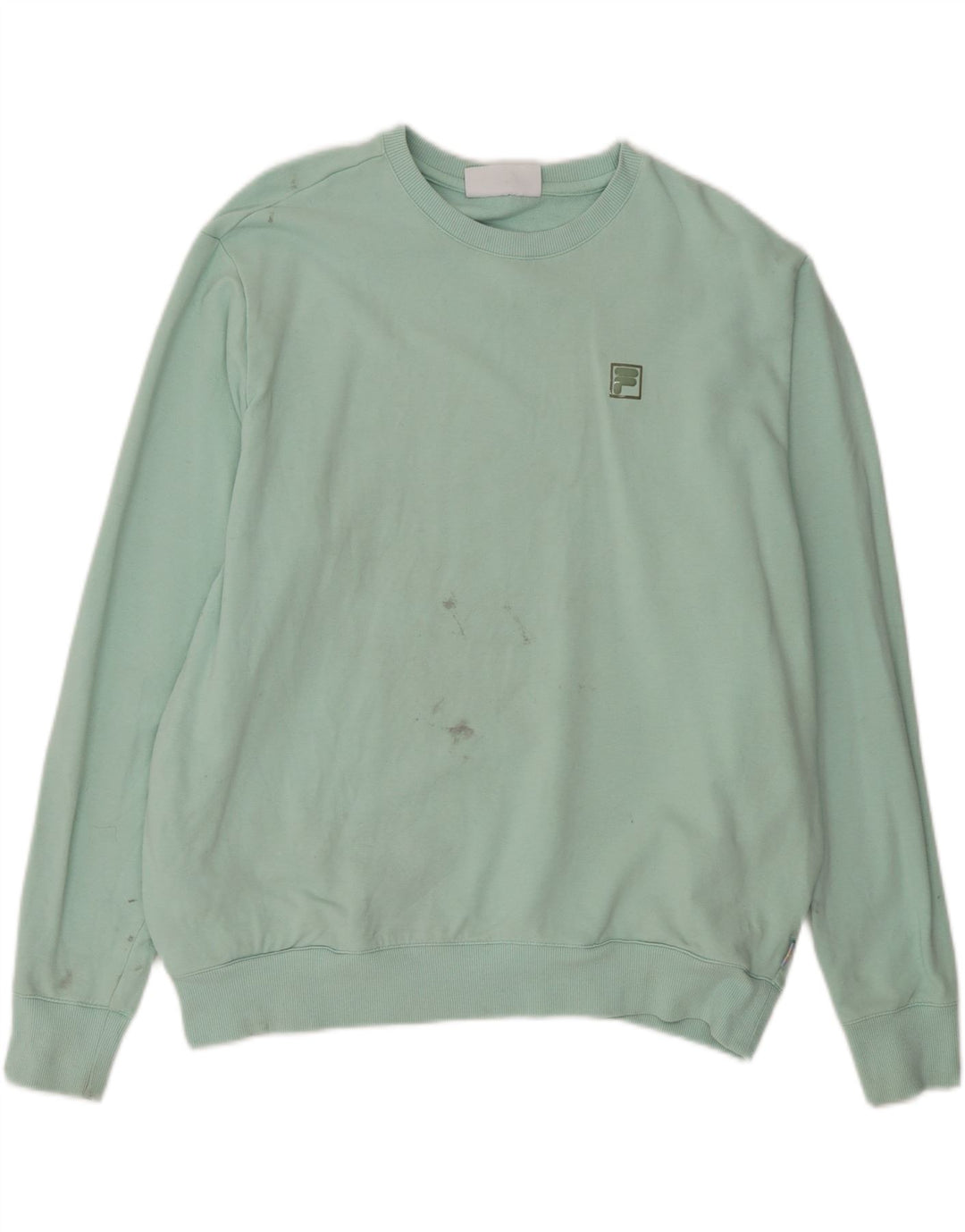FILA Womens Sweatshirt Jumper UK 18 XL Green Vintage Fila and Second-Hand Fila from Messina Hembry 