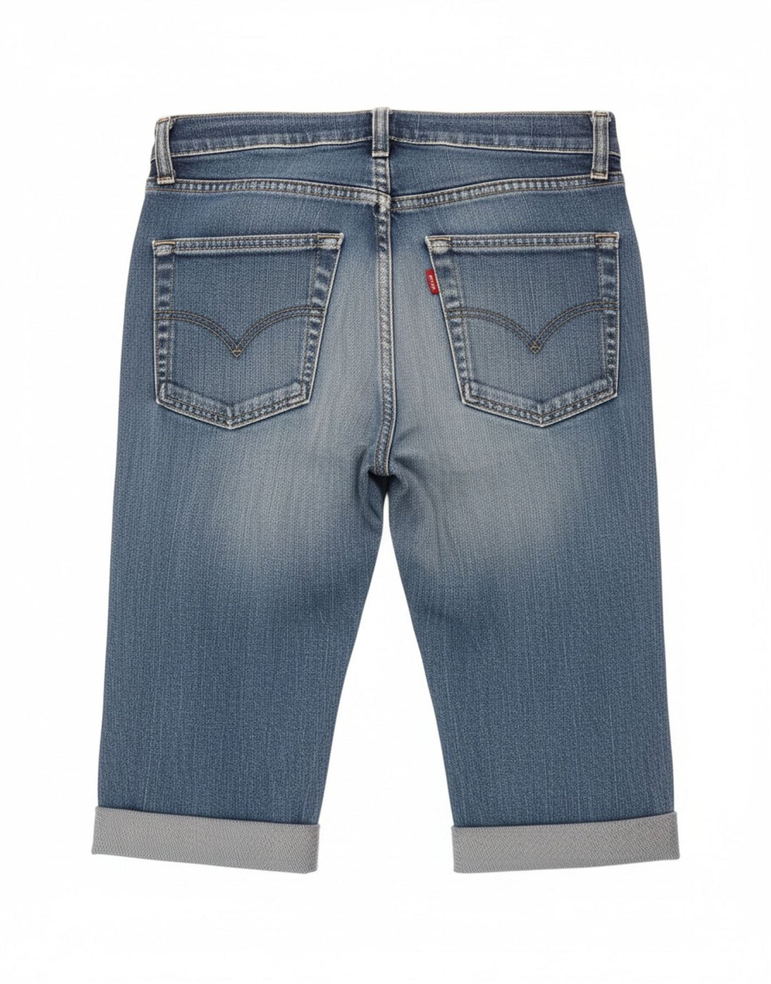 LEVI'S Womens Denim Shorts W27 Small Blue Cotton