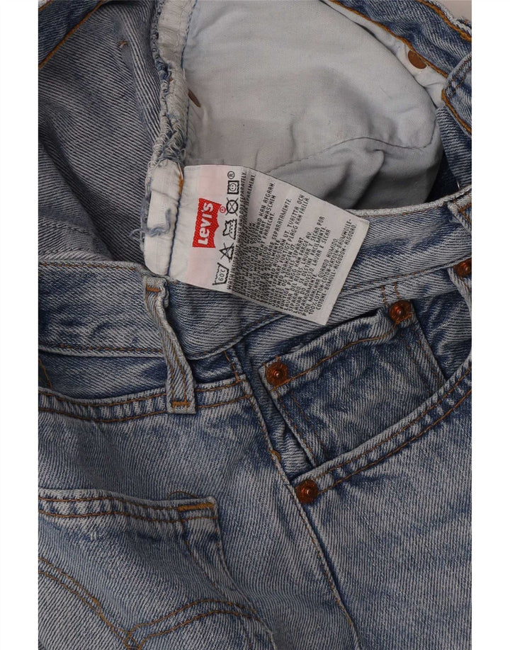 Męskie proste dżinsy Levi's W28 L34 Niebieskie bawełniane