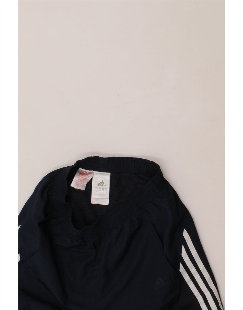 ADIDAS Boys Bermuda Sport Shorts UK 11-12 Years  Navy Blue Polyester Vintage Adidas and Second-Hand Adidas from Messina Hembry 