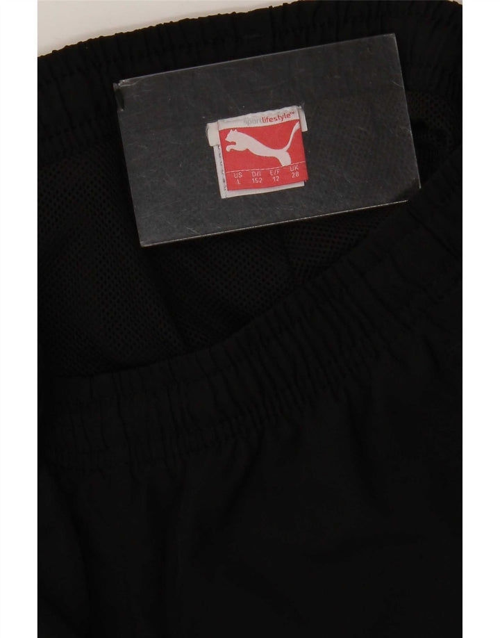Chłopięce spodnie dresowe Puma Graphic Capri 11-12 lat, czarne