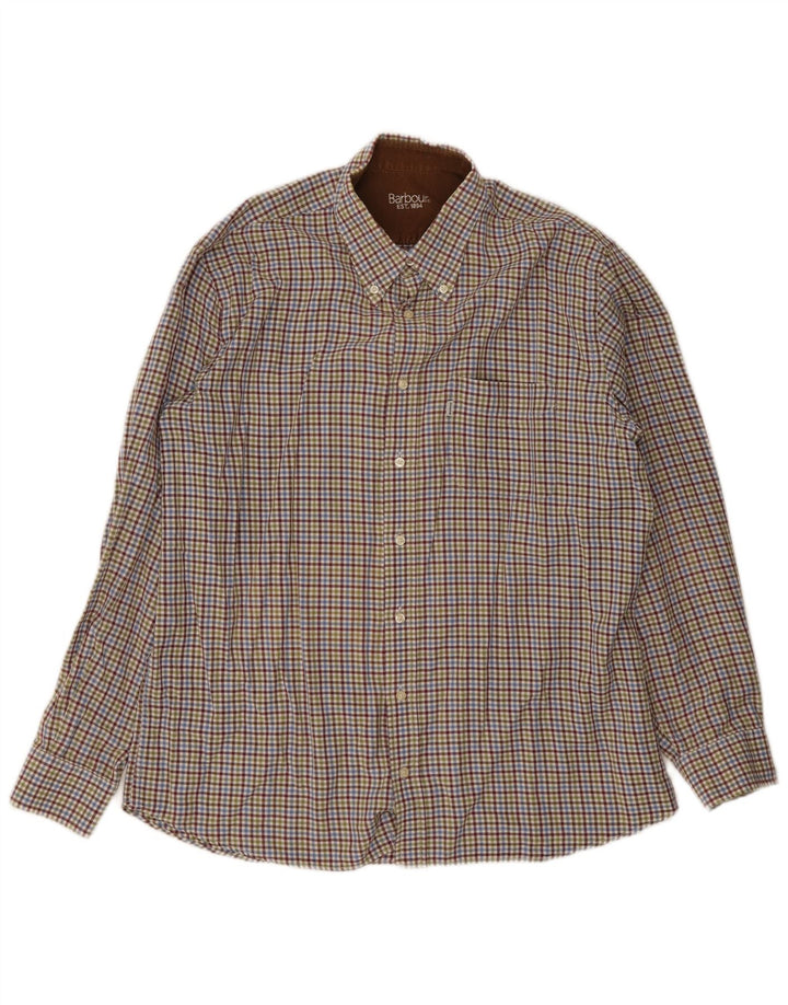 Koszula flanelowa męska Barbour XL w wielobarwną kratkę