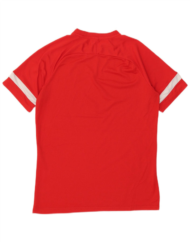 Męski T-shirt Nike Dri Fit Top, duży, czerwony, z blokami kolorów