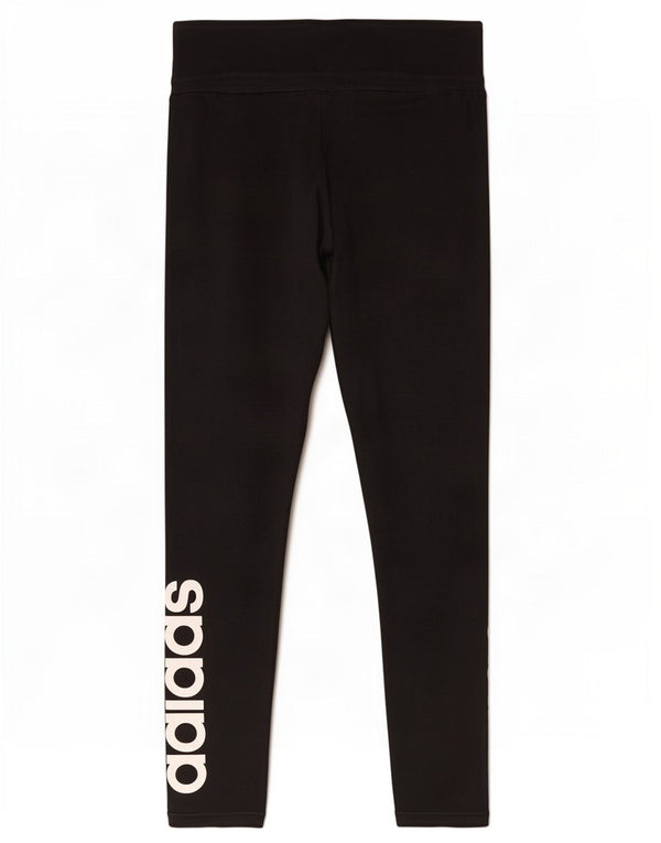Damskie legginsy Adidas Graphic UK 12/14 Średnia czarna bawełna
