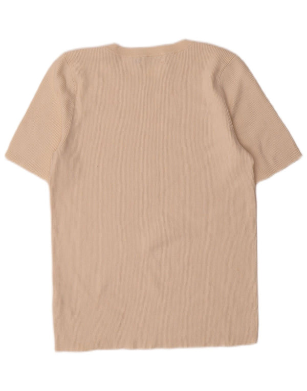 T-shirt damski Ralph Lauren Top UK 14, duży, z białej bawełny