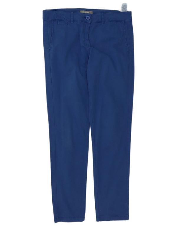 Marks & Spencer Męskie spodnie Chino UK 12 Medium W32 L30 Niebieskie bawełniane
