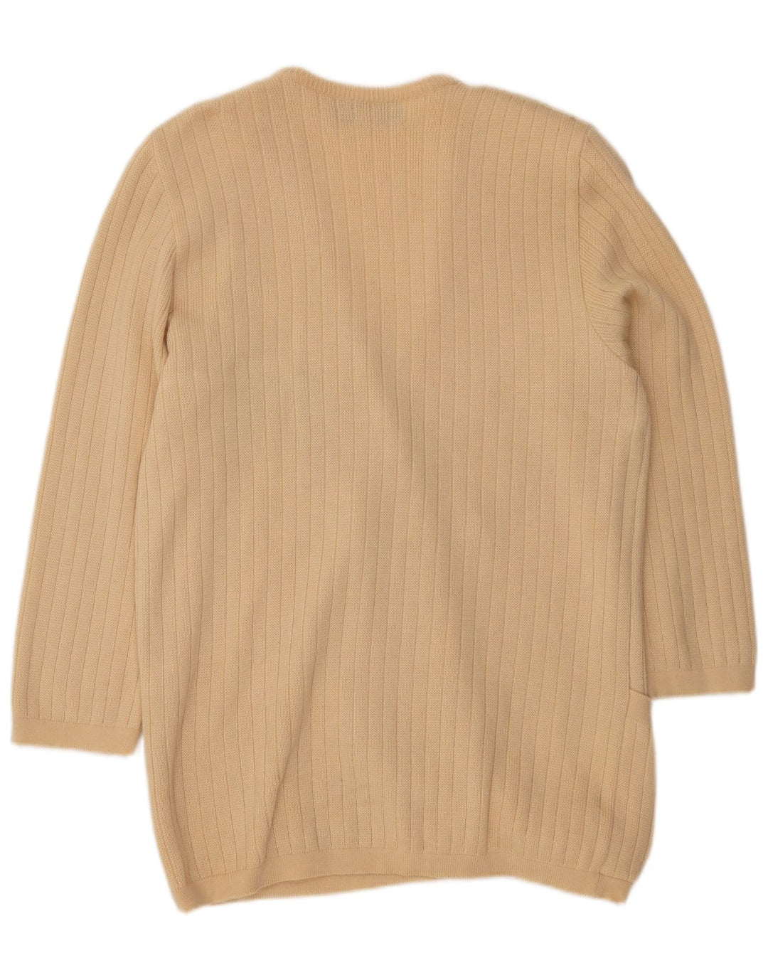 Damski sweter St. Germain Graphic Longline Cardigan IT 48 XL Beżowa wełna