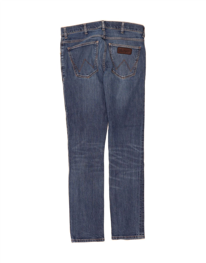 WRANGLER Mens Larston Slim Jeans W31 L34 Blue Cotton Vintage Wrangler and Second-Hand Wrangler from Messina Hembry 