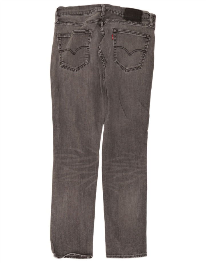 Męskie jeansy Levi's W34 L32 Szara bawełna