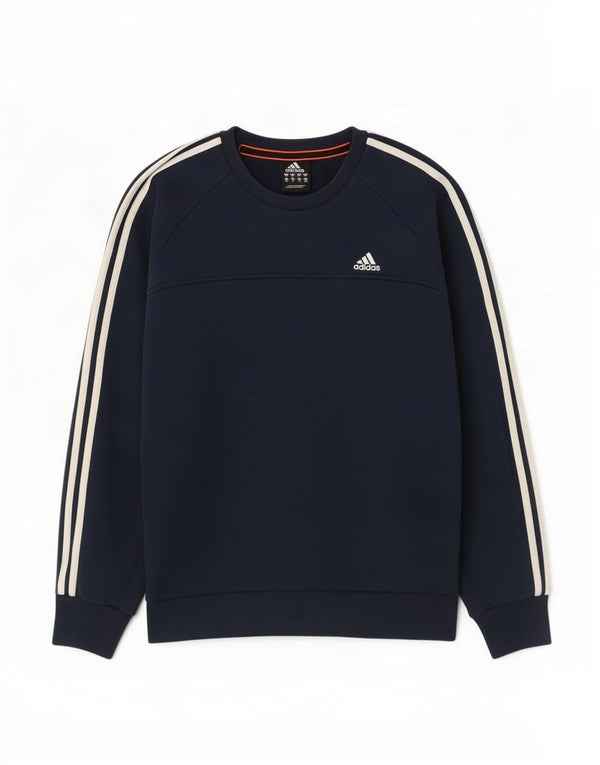 Adidas Męska Bluza Sweter Średni Granatowy Bawełna