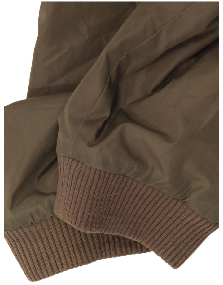 Chłopięca kurtka wiatrówka Adidas z kapturem 15-16 lat Khaki, poliamid
