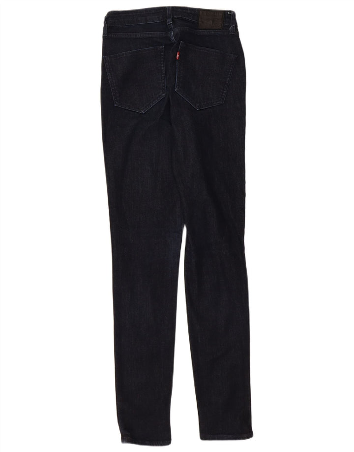 Damskie jeansy skinny LEVI'S W27 L32 Granatowa bawełna