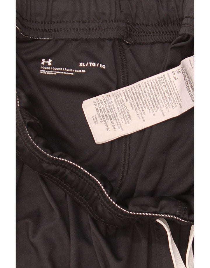 Męskie spodenki sportowe Under Armour, duże, czarne, poliestrowe
