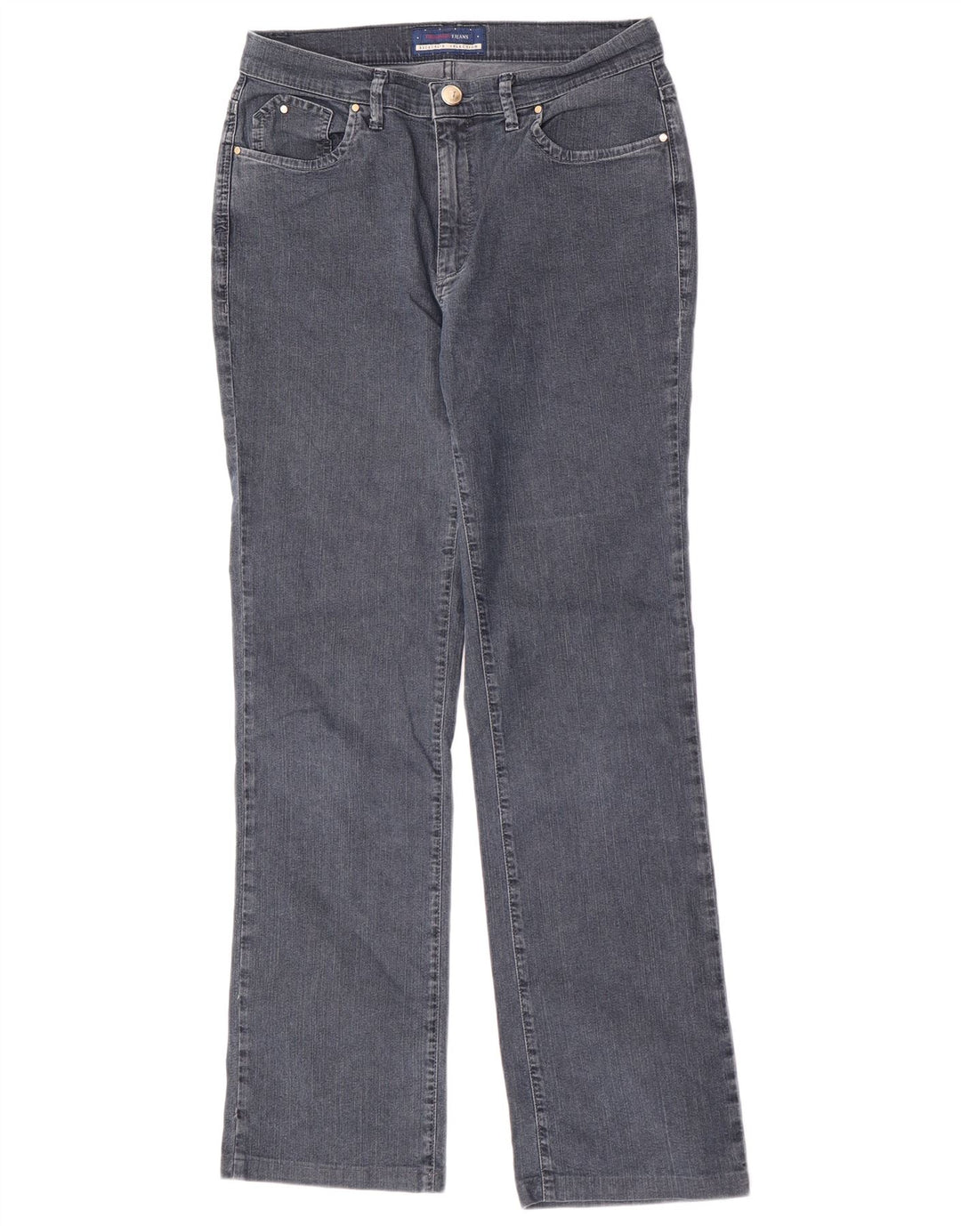 Damskie proste dżinsy Trussardi W30 L30 szare
