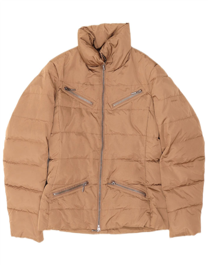 Damska kurtka Geox Respira Oversize UK 8 Small Beżowy poliester